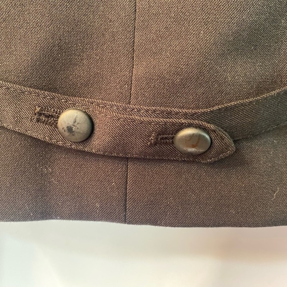 No Label-Vintage Black Front Button Fashion Vest - Picture 14 of 16